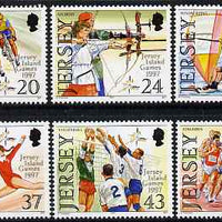 Jersey 1997 7th Jersey Island Games set of 6 unmounted mint SG 818-23