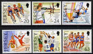 Jersey 1997 7th Jersey Island Games set of 6 unmounted mint SG 818-23