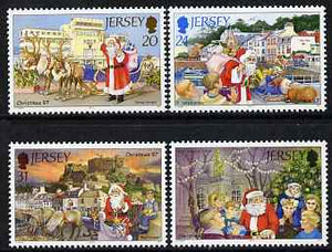 Jersey 1997 Christmas set of 4 unmounted mint SG 836-39