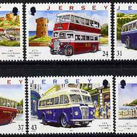 Jersey 1998 75th Anniversary of Jersey Motor Transport Company - Buses (1st series) set of 6, unmounted mint SG 844-49