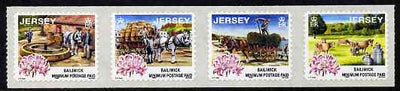 Jersey 1998 Days Gone By self-adhesive set of 4 NVI stamps, unmounted mint SG 870-73