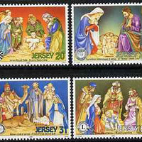 Jersey 1998 Christmas Cribs set of 4 unmounted mint, SG 881-84