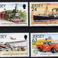 Jersey 1999 125th Anniversary of UPU set of 4 unmounted mint, SG 886-89