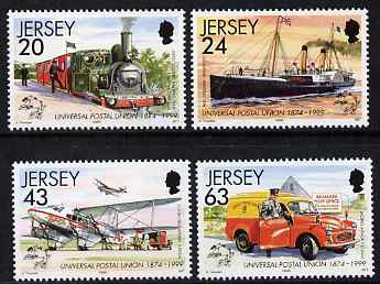 Jersey 1999 125th Anniversary of UPU set of 4 unmounted mint, SG 886-89