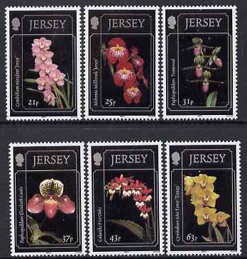 Jersey 1999 Jersey Orchids (4th series) set of 6 unmounted mint, SG 892-97