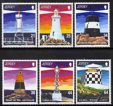 Jersey 1999 Lighthouses - 1st series set of 6 unmounted mint, SG 917-22