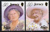 Jersey 2000 Queen Elizabeth the Queen Mother 100th Birthday set of 2 unmounted mint, SG 959-60