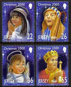 Jersey 2000 Christmas - Children's Nativity Play set of 4 unmounted mint, SG 968-71