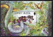 Jersey 2001 Chinese New Year - Year of the Snake perf m/sheet unmounted mint, SG MS972
