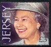 Jersey 2001 QEII 75th Birthday £3 unmounted mint, SG 990