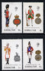 Gibraltar 1973 Military Uniforms #5 set of 4 unmounted mint, SG 313-16