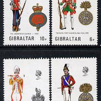 Gibraltar 1973 Military Uniforms #5 set of 4 unmounted mint, SG 313-16