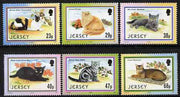 Jersey 2002 25th Anniversary of Caesarea Cat Club set of 6 unmounted mint, SG 1060-65