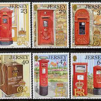Jersey 2002 Jersey Postal History (1st Series) Postboxes set of 6 unmounted mint, SG 1067-72