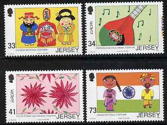 Jersey 2006 Europa - Children's Stamp Designs set of 4 unmounted mint, SG 1260-63
