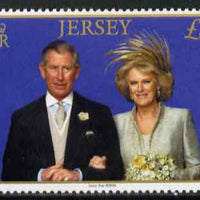 Jersey 2006 First Wedding Anniversary of Prince Charles & Duchess of Cornwall £2 unmounted mint, SG 1271
