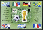 Jersey 2006 World Cup Football Championships perf m/sheet unmounted mint, SG MS1274