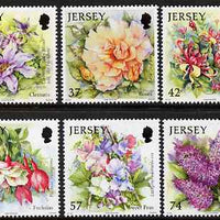 Jersey 2007 Summer Flowers set of 6 unmounted mint, SG 1320-25