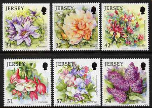 Jersey 2007 Summer Flowers set of 6 unmounted mint, SG 1320-25