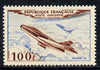 France 1954 Air - Mystere IV Jet 100f unmounted mint, SG 1194