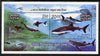 India & Philippines 2009 Joint Issue - Whales & Dolphins perf m/sheet containing 2 values unmounted mint