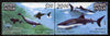 India & Philippines 2009 Joint Issue - Whales & Dolphins perf set of 2 values (se-tenant pair) unmounted mint