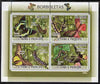 St Thomas & Prince Islands 2009 Butterflies & Catterpillars perf sheetlet containing 4 values unmounted mint