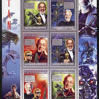 Guinea - Conakry 2008 Celebrities - Stan Winston perf sheetlet containing 6 values unmounted mint, Michel 5712-17