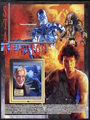 Guinea - Conakry 2008 Celebrities - Stan Winston perf s/sheet unmounted mint, Michel BL1562