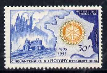 France 1955 Rotary (with Tractor) unmounted mint SG 1235