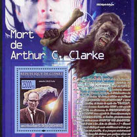 Guinea - Conakry 2008 Death of Arthur C Clarke perf s/sheet unmounted mint, Michel BL1558