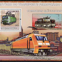 Mozambique 2009 History of Transport - Railways #04 perf s/sheet unmounted mint