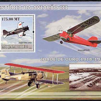 Mozambique 2009 History of Transport - Aviation #03 perf s/sheet unmounted mint