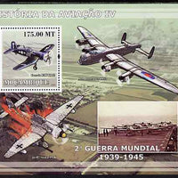 Mozambique 2009 History of Transport - Aviation #04 perf s/sheet unmounted mint