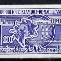 Mauritania 1973 World Universal Postal Union Day imperf colour trial proof (SG 423) several different colour combinations available but price is for ONE unmounted mint