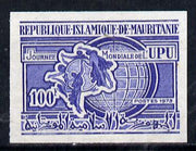 Mauritania 1973 World Universal Postal Union Day imperf colour trial proof (SG 423) several different colour combinations available but price is for ONE unmounted mint