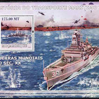 Mozambique 2009 History of Transport - Ships #04 perf s/sheet unmounted mint