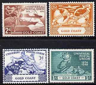 Gold Coast 1949 KG6 75th Anniversary of Universal Postal Union set of 4 unmounted mint, SG149-52