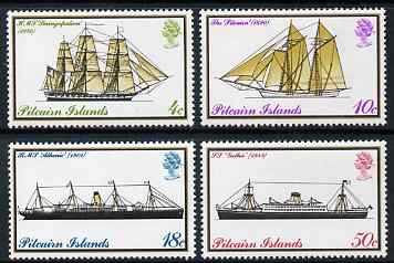Pitcairn Islands 1975 Mailboats perf set of 4 unmounted mint SG 157-60