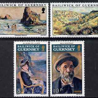 Guernsey 1974 Renoir Paintings set of 4 unmounted mint, SG 118-21