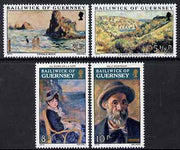 Guernsey 1974 Renoir Paintings set of 4 unmounted mint, SG 118-21