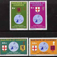 Guernsey 1975 Christmas set of 4 unmounted mint, SG 131-34