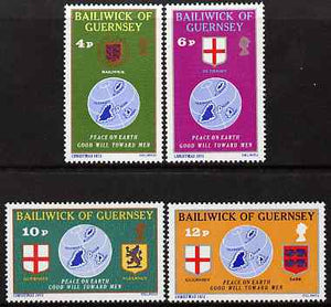 Guernsey 1975 Christmas set of 4 unmounted mint, SG 131-34