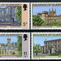Guernsey 1976 Christmas - Buildings set of 4 unmounted mint, SG 145-48