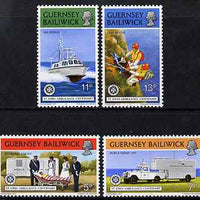 Guernsey 1977 Christmas - St John Ambulance Centenary set of 4 unmounted mint, SG 157-60