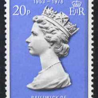 Guernsey 1978 25th Anniversary of Coronation 20p unmounted mint, SG 167