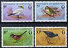 Guernsey 1978 Birds set of 4 unmounted mint, SG 169-72