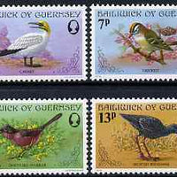 Guernsey 1978 Birds set of 4 unmounted mint, SG 169-72