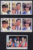 Guernsey 1981 Royal Wedding set of 7 unmounted mint, SG 232-38