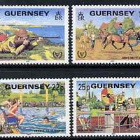 Guernsey 1981 International Year for Disabled Persons set of 4 unmounted mint, SG 245-48